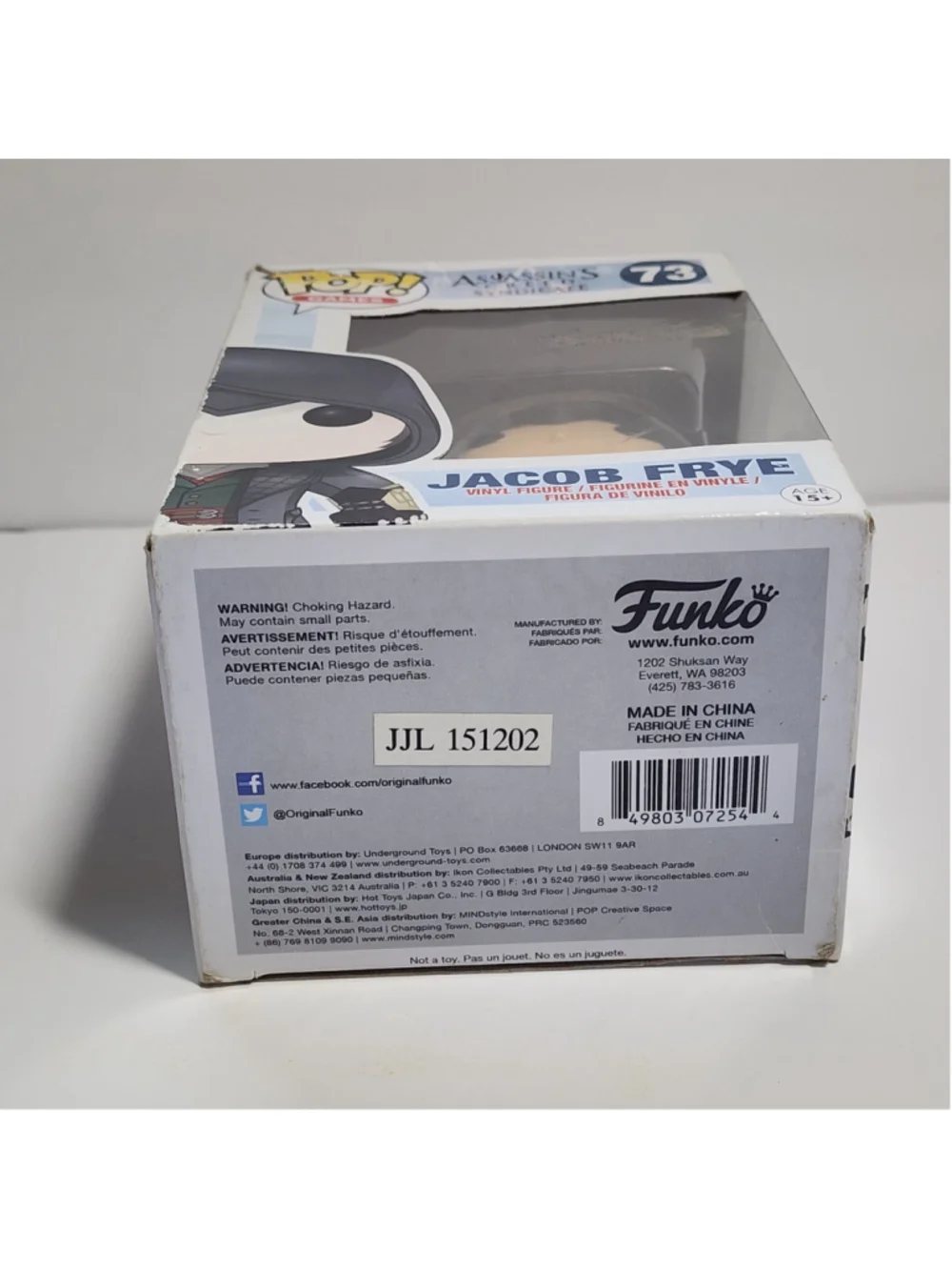 Funko Pop Games: Assassin's Creed Syndicate - Jacob Frye #73 Vaulted Vinyl Fig